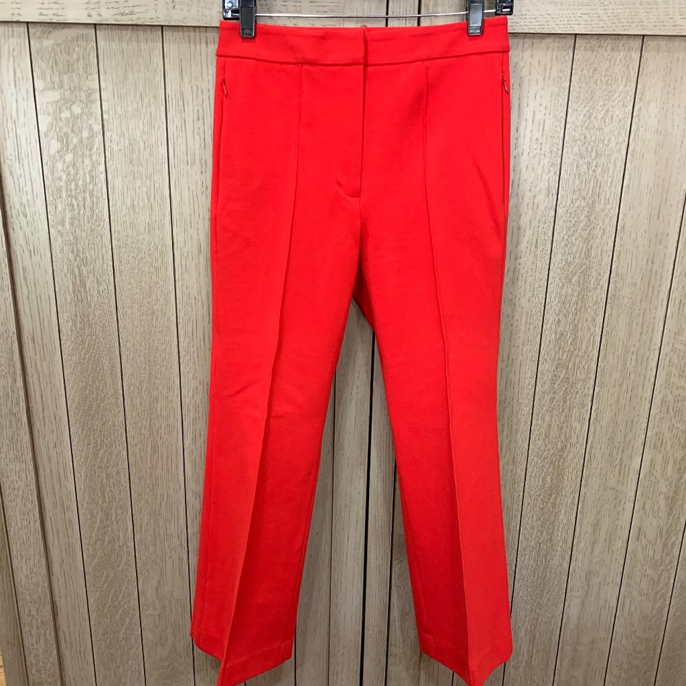 Tibi Pants in Vibrant Red, Size 4